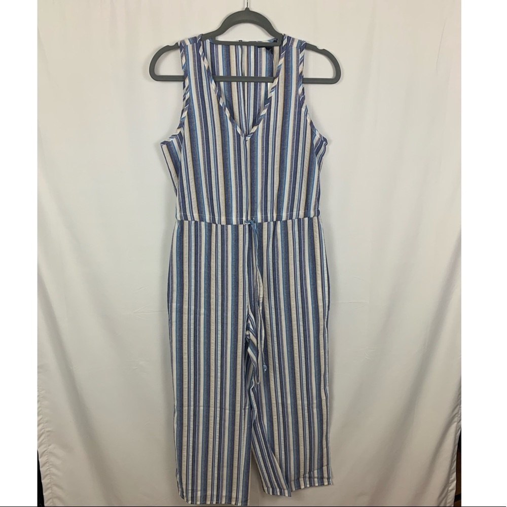 NEW DREW by Anthropologie Royal blue jumpsuit